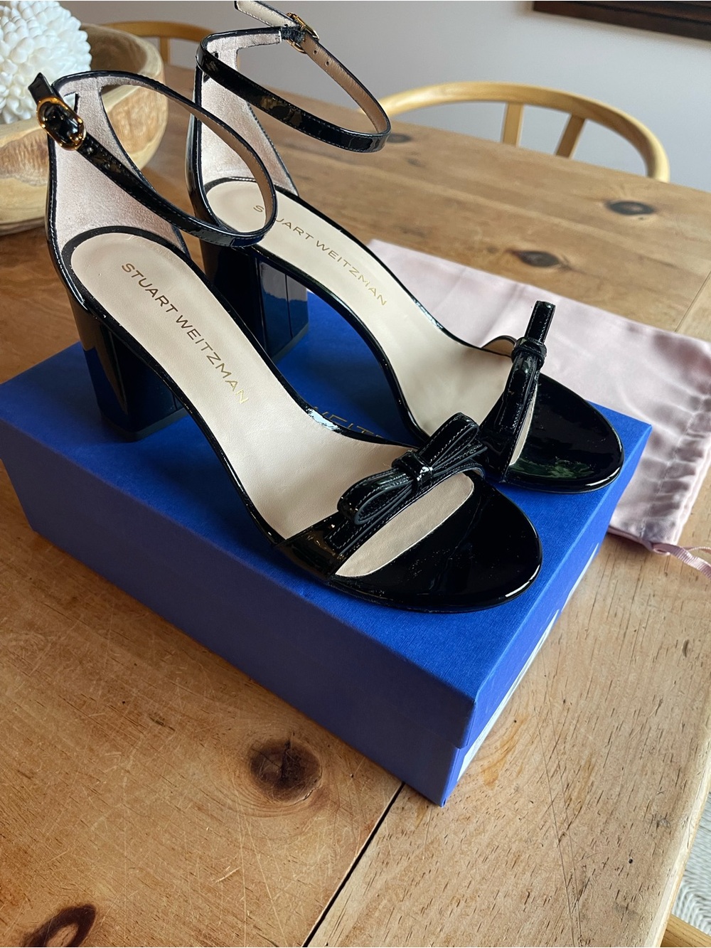 Stuart Weitzman Nudistcurve Block Heel Sandal